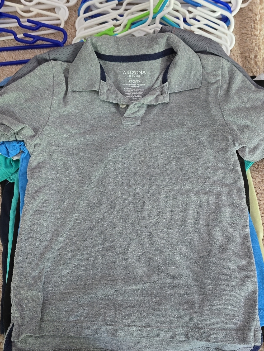 Arizona Jean Company Men's Heather Gray Polo